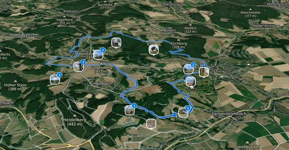 Wandern im Brombachtal